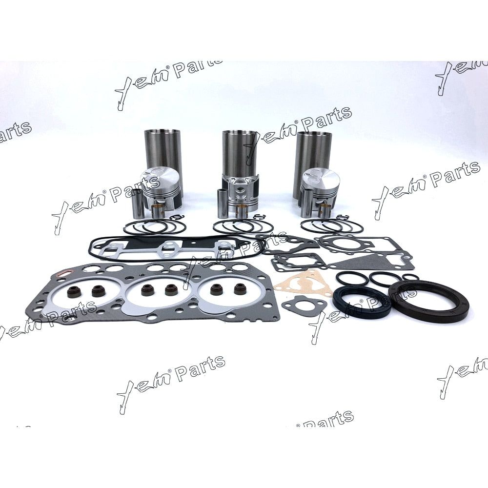 YEM Engine Parts For Yanmar 3TNA72 3TNA72L Diesel Engine Rebuild Kit For Kobelco SK15SR Excavator For Yanmar