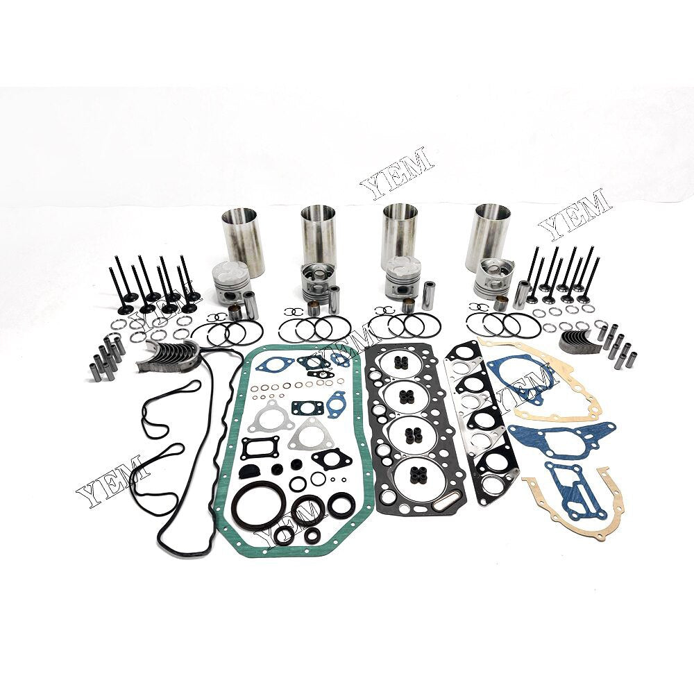 yemparts 4D56T Overhaul Rebuild Kit With Gasket Set Bearing&Valve Train For Mitsubishi Diesel Engine FOR MITSUBISHI