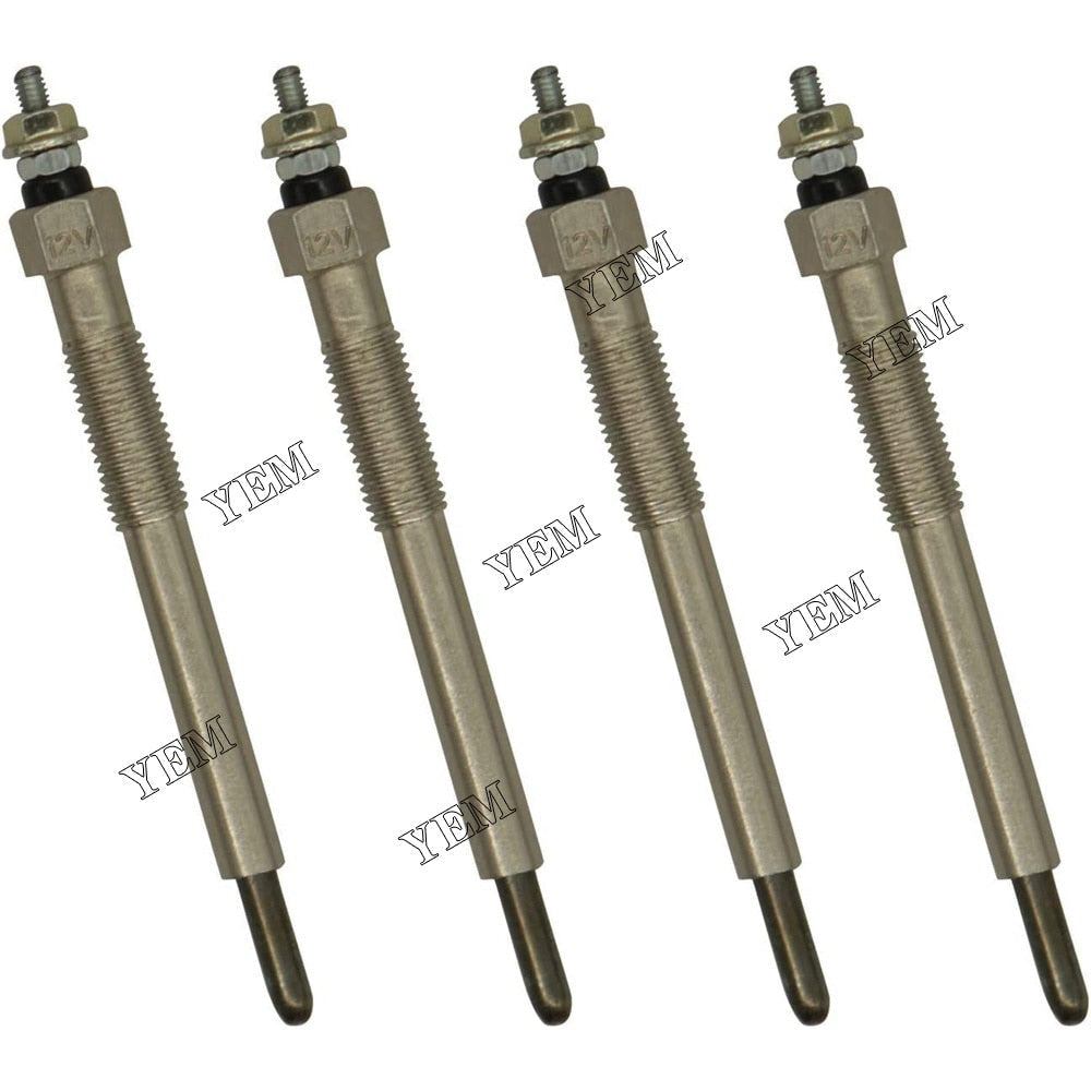 YEM Engine Parts 4 PCS Glow Plug For Yanmar 3TNV84 4TNV84 Engine For Yanmar