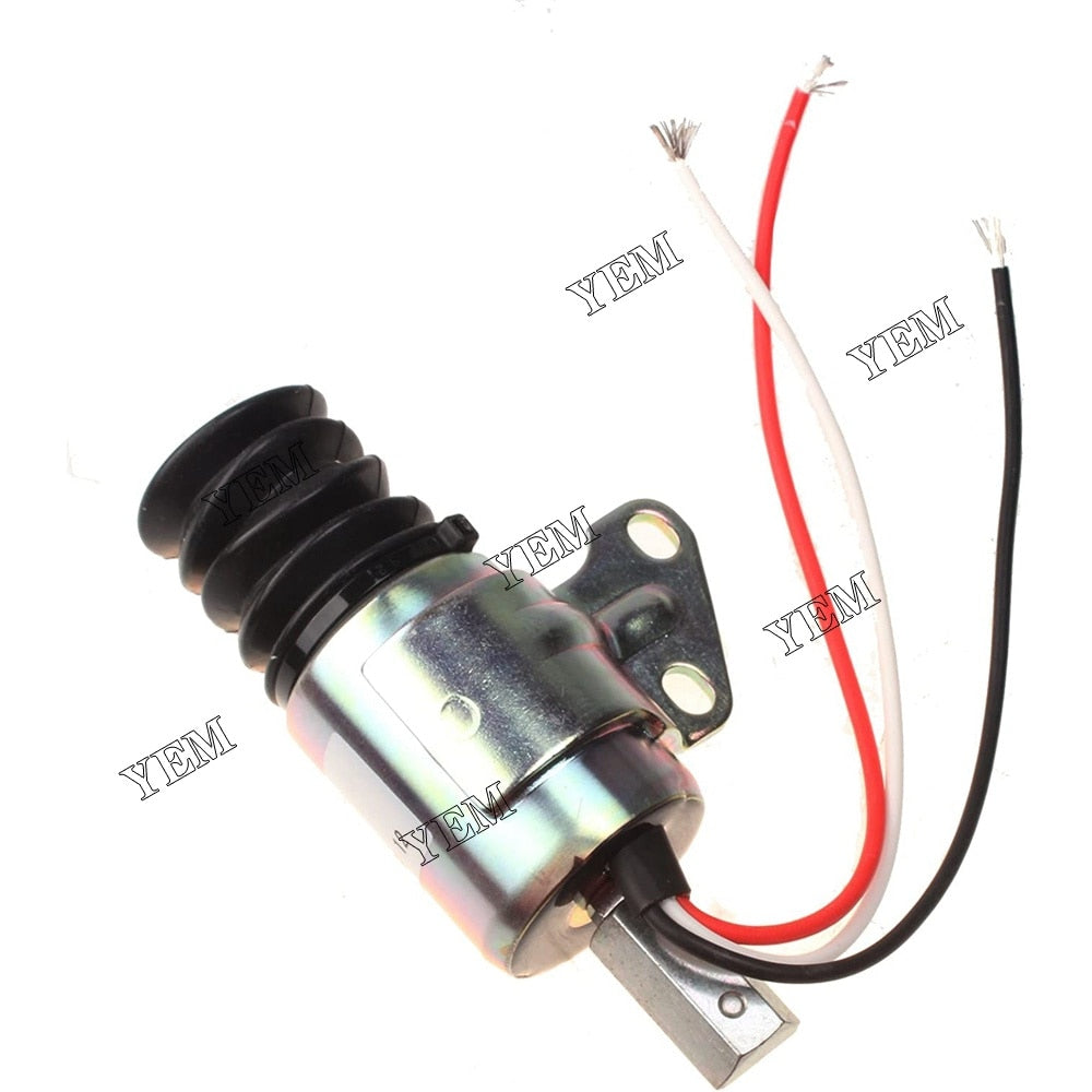 YEM Engine Parts 12V Fuel Shutdown Solenoid 208106 For Miller Trailblazer 302 Engine For Other