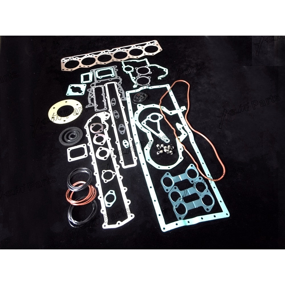 YEM Engine Parts Overhaul Gasket Set Kit For Komatsu PC130-7 PC130-7K SAA4D95LE-3 Excavator For Komatsu