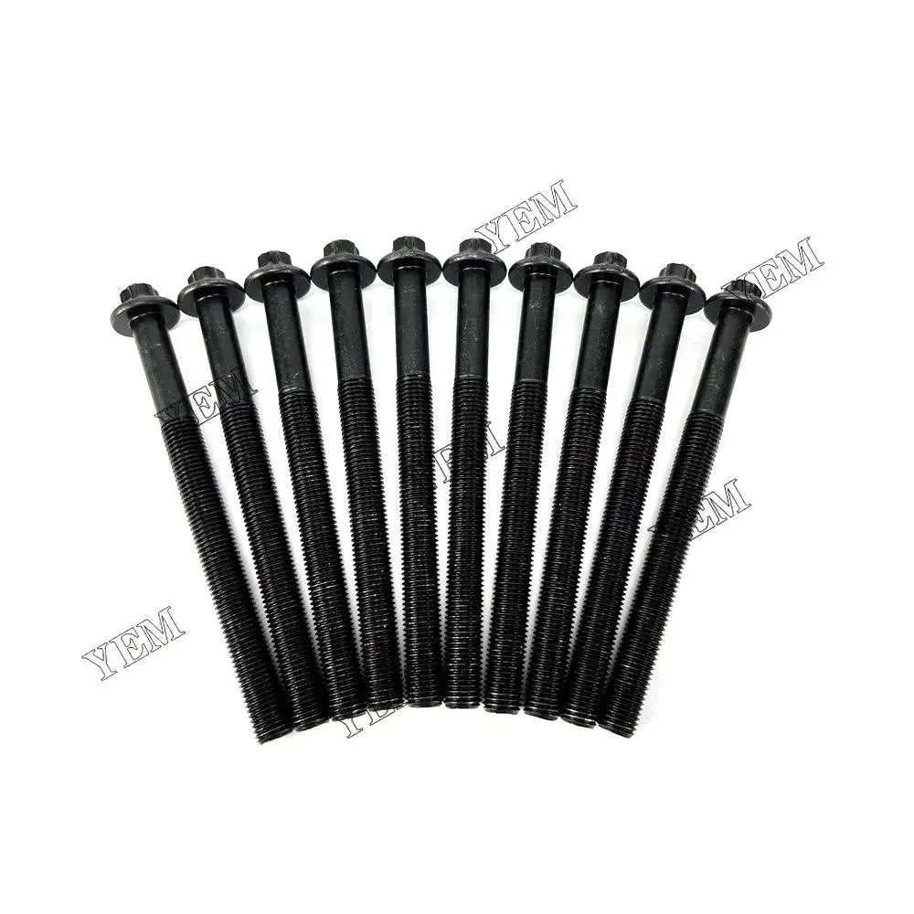 10X Part Number 320 02711 Cylinder Head Bolt For JCB JCB448T Engine YEMPARTS