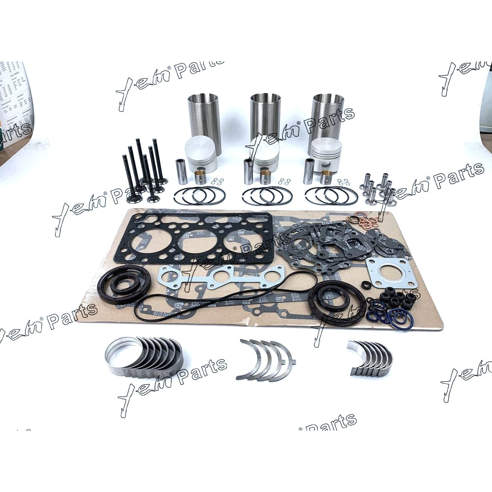 YEM Engine Parts Kubota D750 D750-B Engine Overhaul Rebuild Kit For Bobcat B5200 B71 Loader Truck For Kubota