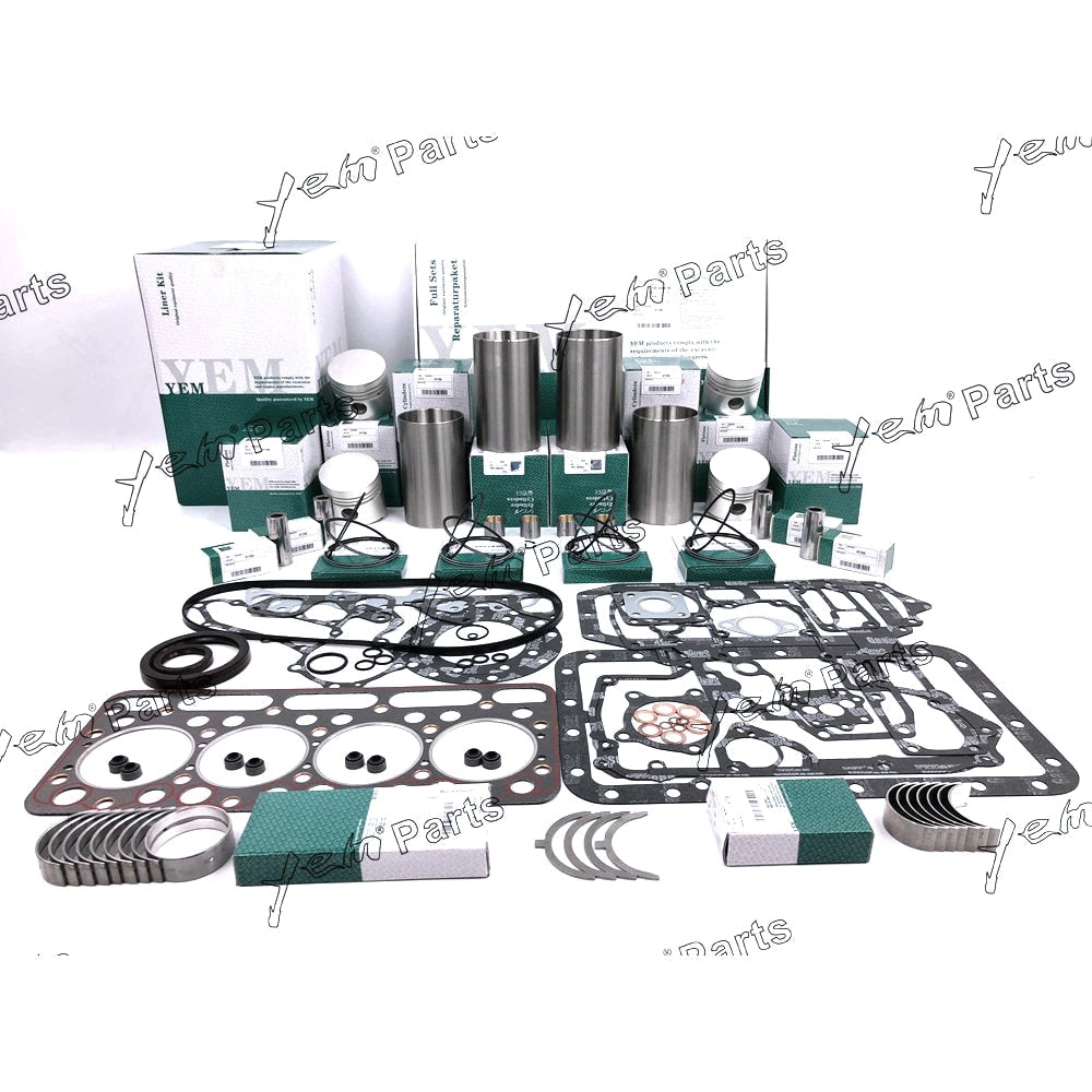 YEM Engine Parts For Kubota V1702 V1702B Engine Overhaul Rebuild Kit For KH90 For Bobcat743 733 Excavator For Kubota