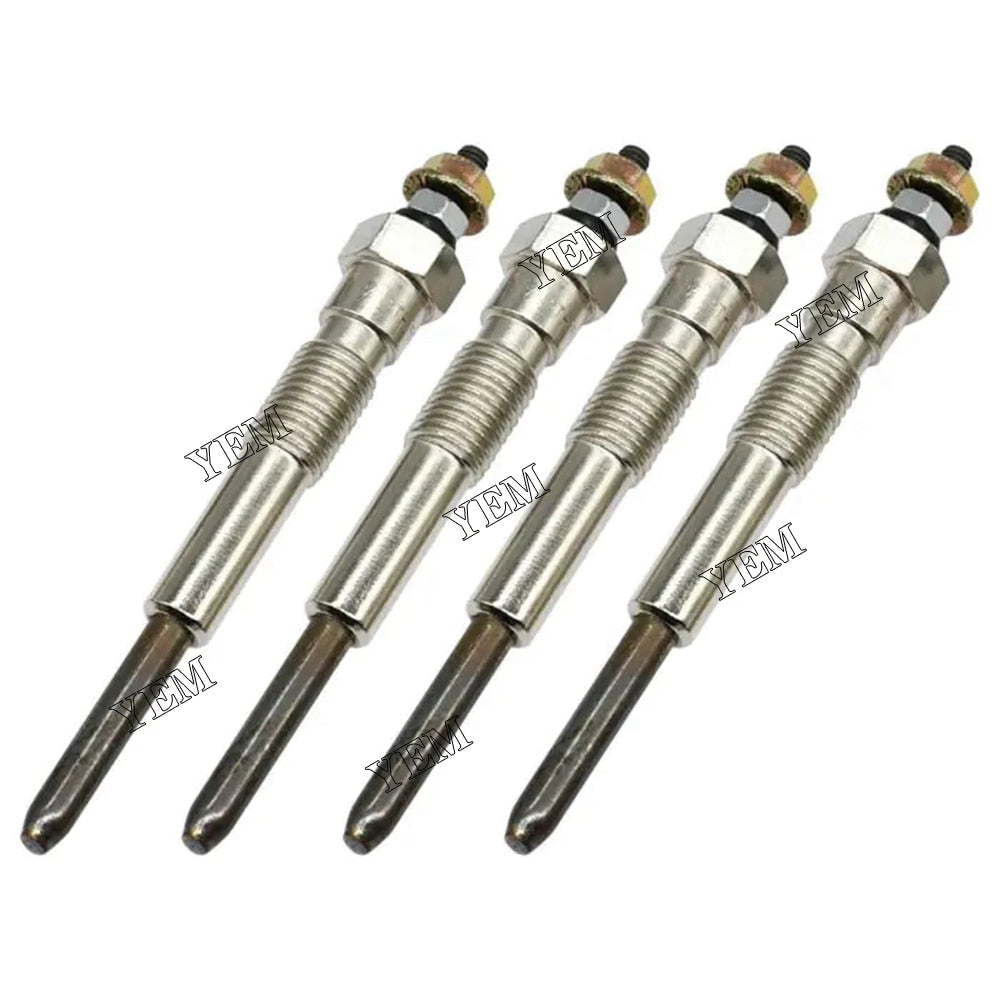 YEM Engine Parts 4 PCS 4D95L-1 Engine Glow Plug For Komatsu 4D95L-1FF 4D95L-1 PC75UU-2 Excavator For Komatsu