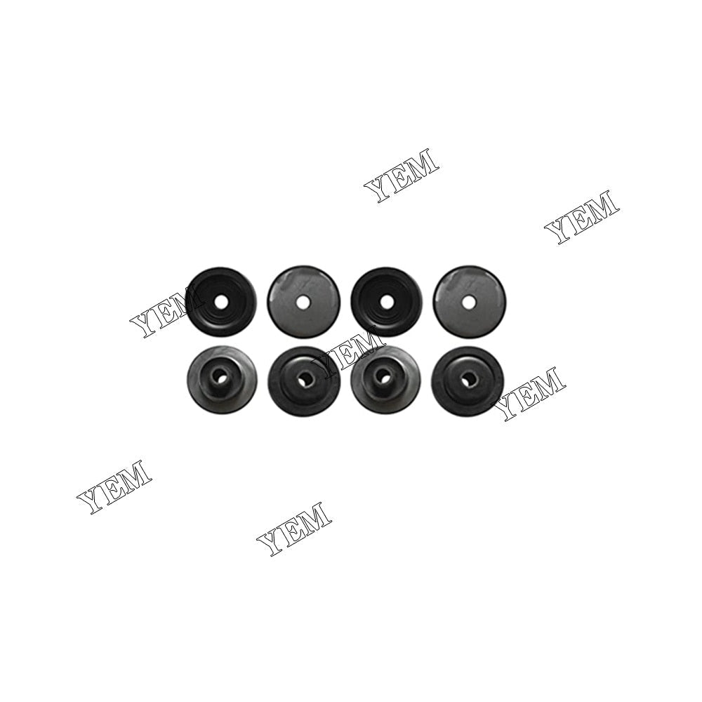 YEM Engine Parts For Caterpillar 329DL Engine C7 8pcs Engine Mounting Rubber Cushion Feet Bumper For Caterpillar