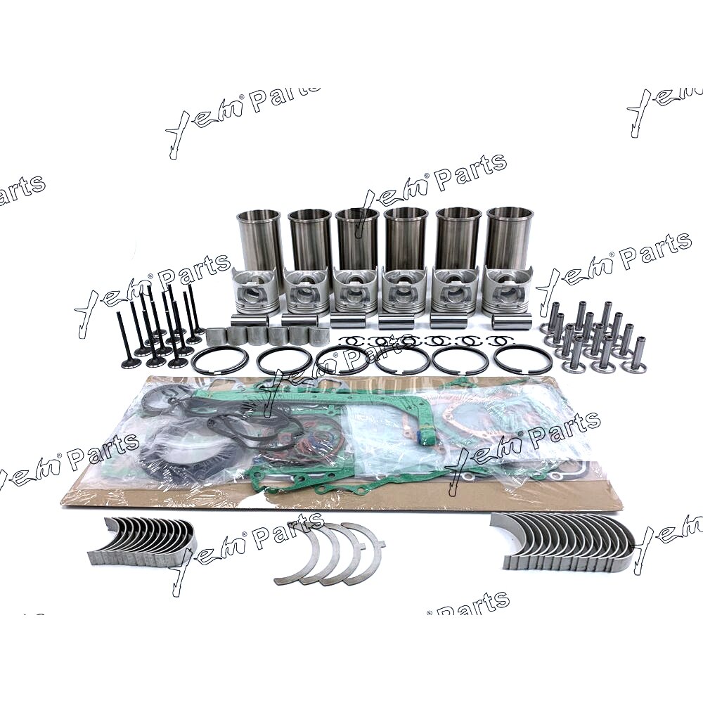 YEM Engine Parts For Volvo D7D D7DEAE2 D7D LBE2 Excavator EC240B EC290B Overhaul Rebuild Kit For Volvo