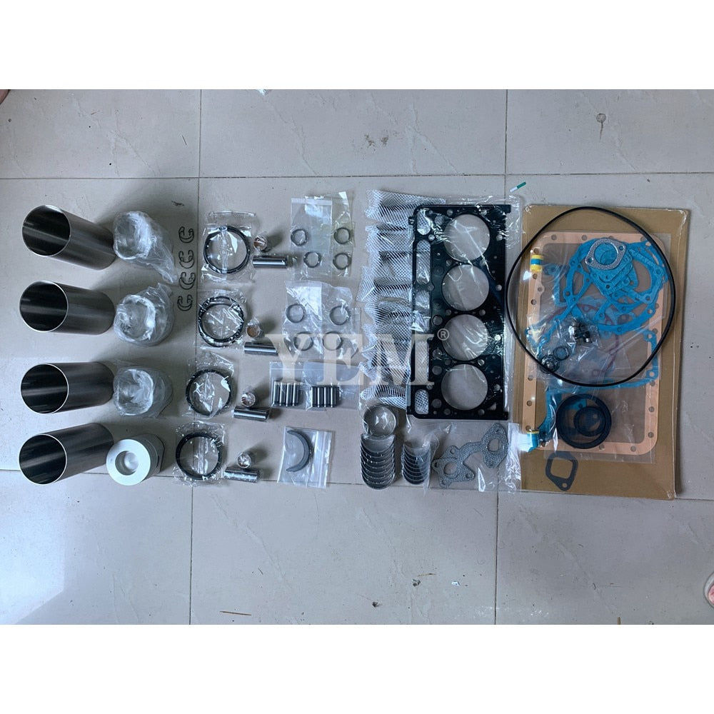 YEM Engine Parts V2203 V2203DI Overhaul Rebuild Kit Part For Kubota Engine For Bobcat Direct Injector For Kubota