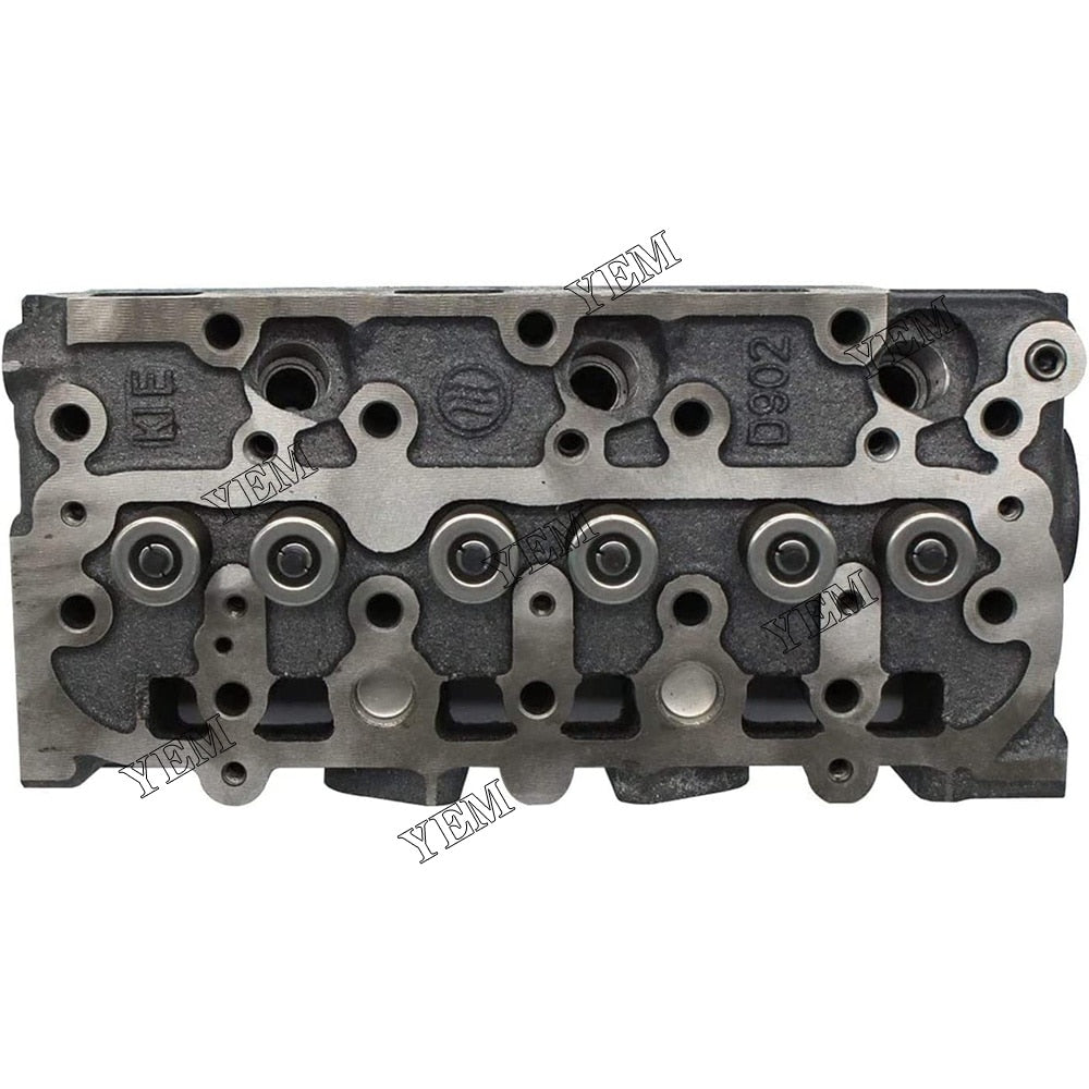 YEM Engine Parts Complete Cylinder Head For Kubota D902 Engine RTV900 KX41-3 BX24 BX2360 BX2370D For Kubota