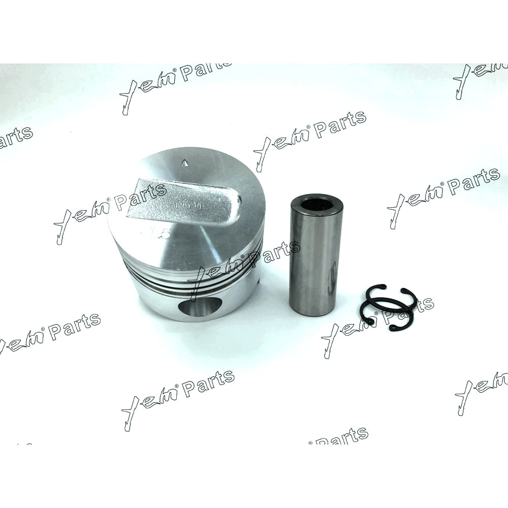 YEM Engine Parts 3 Sets STD Piston Kits with Pin & Ring For Mitsubishi S3L Diesel Engine For Mitsubishi