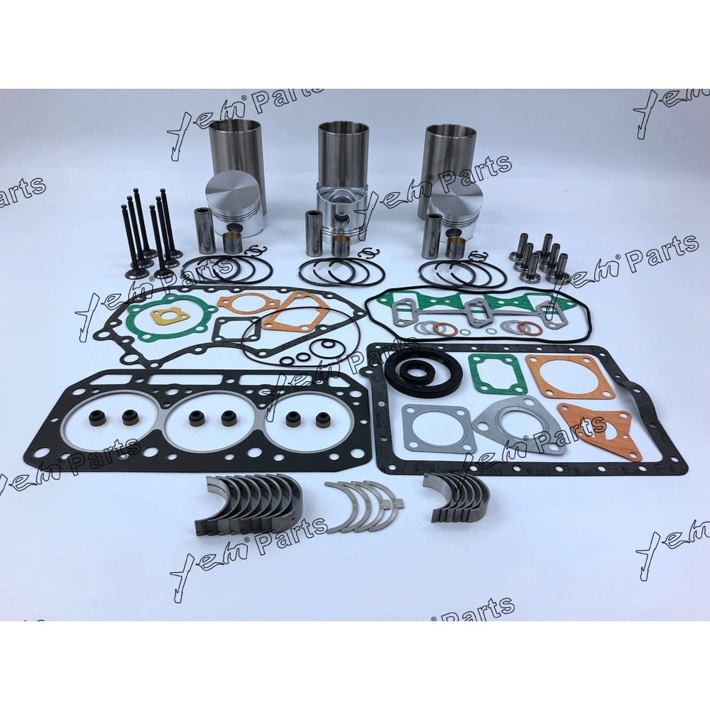 YEM Engine Parts 3D84-1 3D84 Overhaul Rebuild Kit For Komatsu Engine PC20-6 PC25-6 PC30-6 PC30-1 For Komatsu