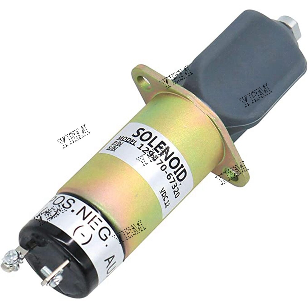 YEM Engine Parts Shutdown Shut Off Solenoid Valve 1504-12A2U1B1S1 307-2546 12V Fit For WOODWARD For Other