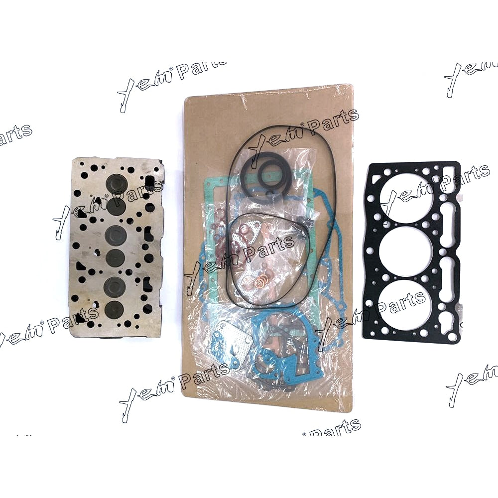 YEM Engine Parts Cylinder Head Assy & Full Gasket For Kubota D1105 RTV1100 RTV1100CW9 RTV1100RW9 For Kubota