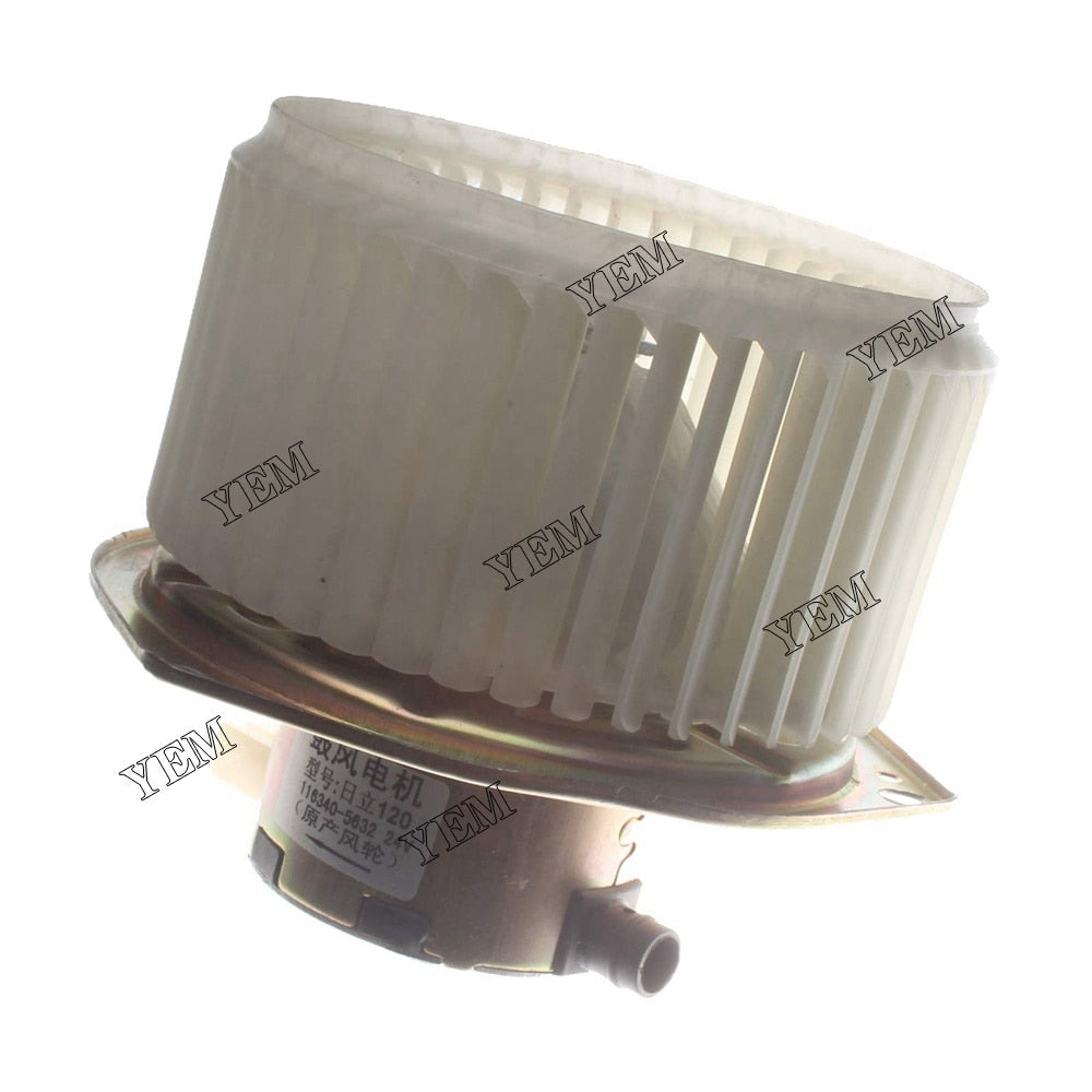 YEM Engine Parts Fan Blower Motor For Hitachi ZAX120 Excavator 24V For Hitachi