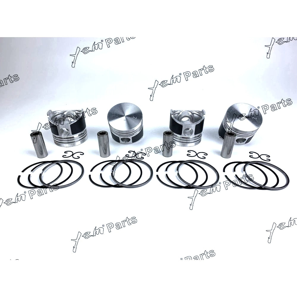 YEM Engine Parts Piston + Ring Kit Set STD 72mm For Kubota ZB600 / D850 / V1100 Engine Parts For Kubota