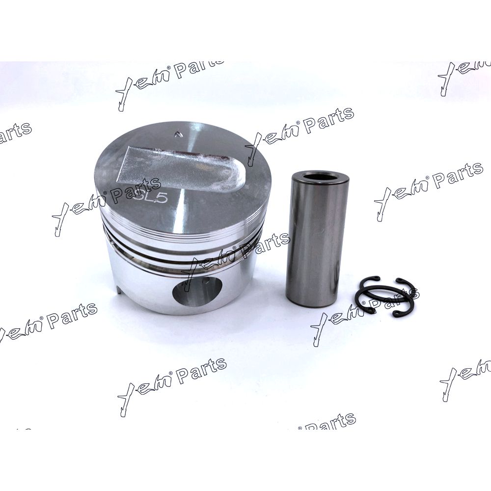 YEM Engine Parts 4Pcs S4L S4L2 Piston Kit W/ Ring Set For Mitsubishi Engine Peljob EB350 EB406 For Mitsubishi