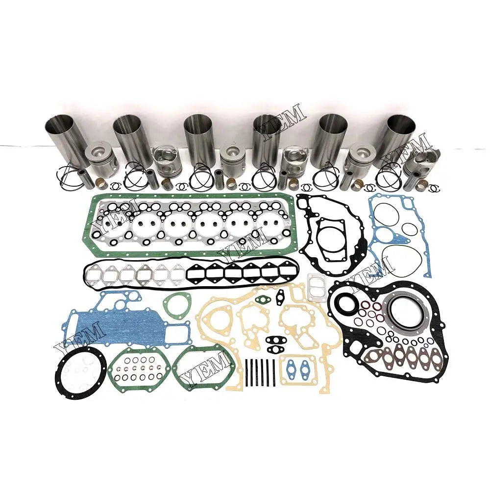 1 year warranty For Isuzu Repair Kit With Piston Rings Liner Gaskets 6D34 engine Parts YEMPARTS