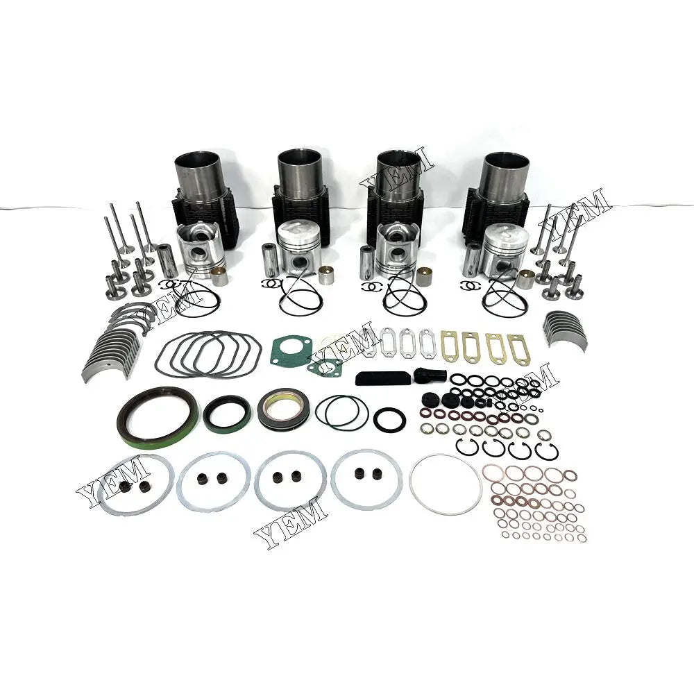 competitive price Engine Rebuild Liner Kit With Bearing Valve Gasket Kit For Deutz F4L912W excavator engine part YEMPARTS