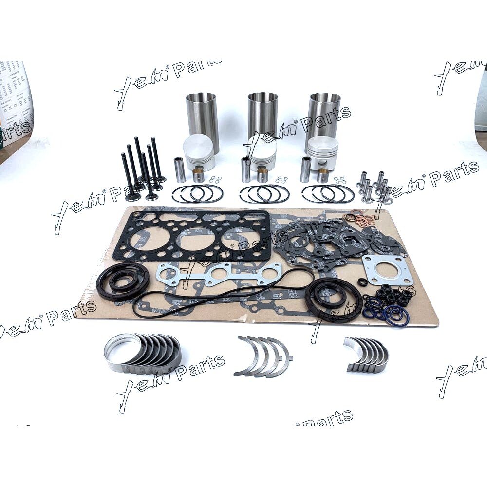 YEM Engine Parts D750 Engine overhaul rebuild Kit For Kubota B5200D B5200E B7100 B7100HST-DT For Kubota