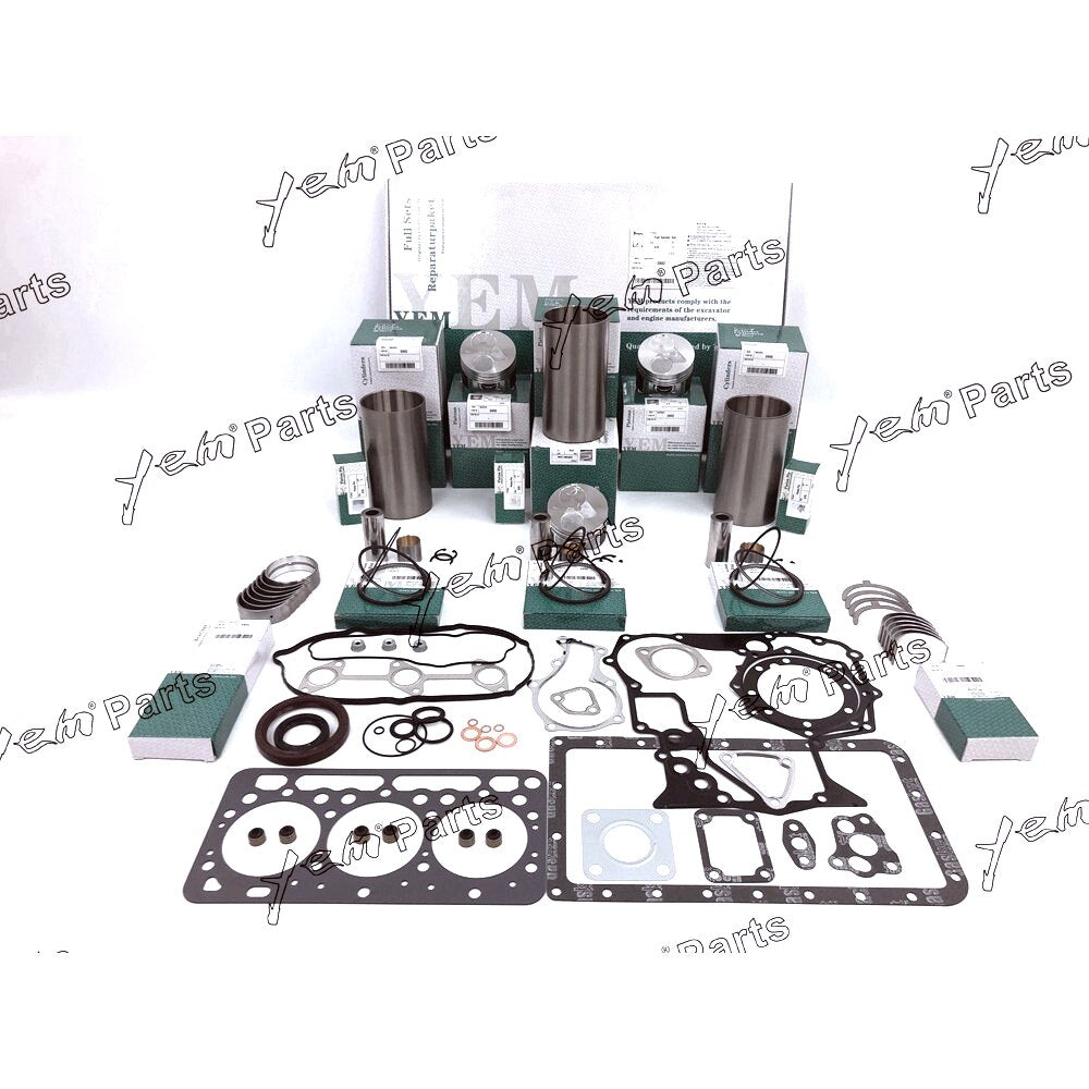 YEM Engine Parts Overhaul Rebuild Kit For Kubota D902 Engine BX2230D BX2350D BX2360 BX24 BX25 For Kubota