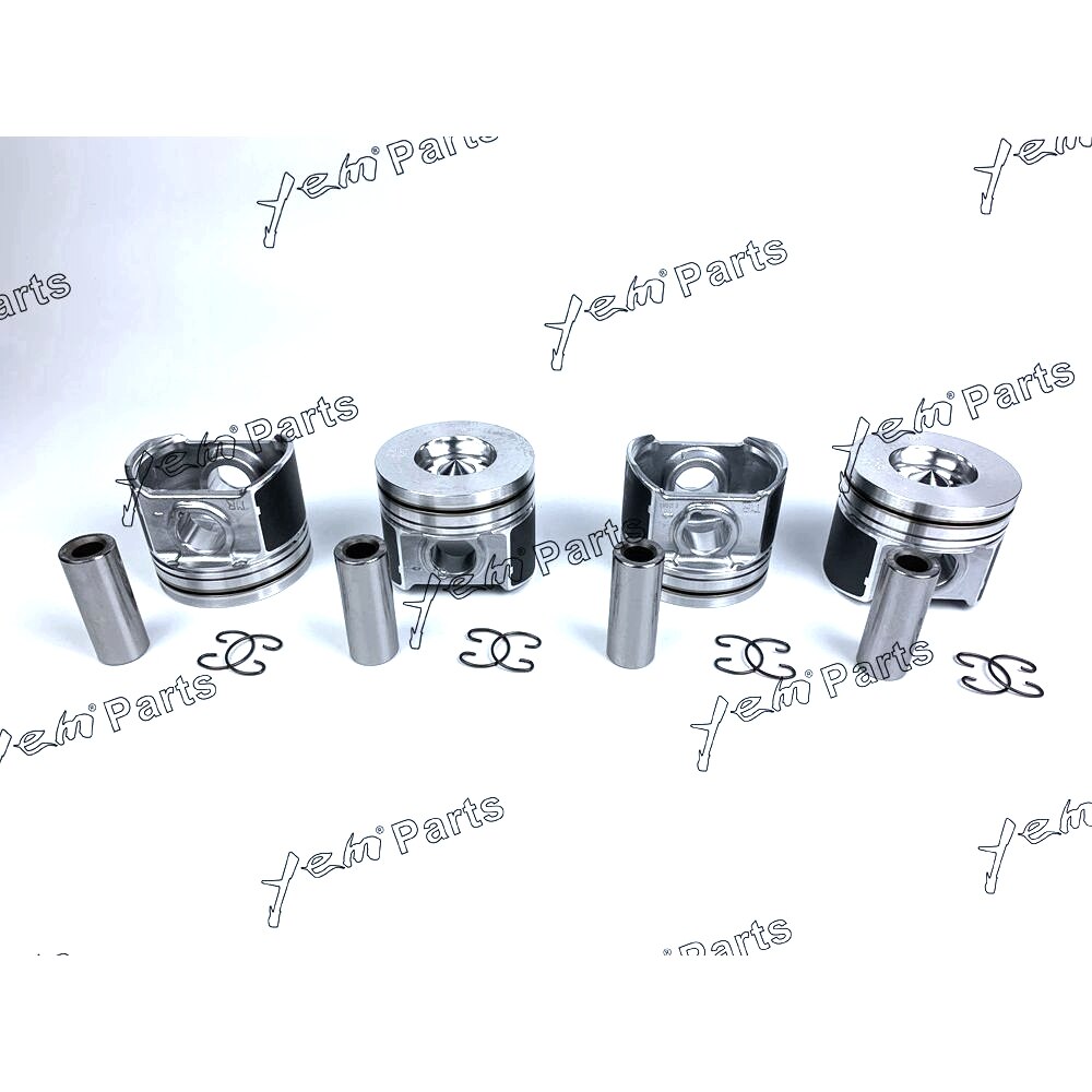 YEM Engine Parts Pistons Set Oversize 87mm (+0.50mm) For Kubota V2403-DI 1G924-2111 Engine Parts For Kubota