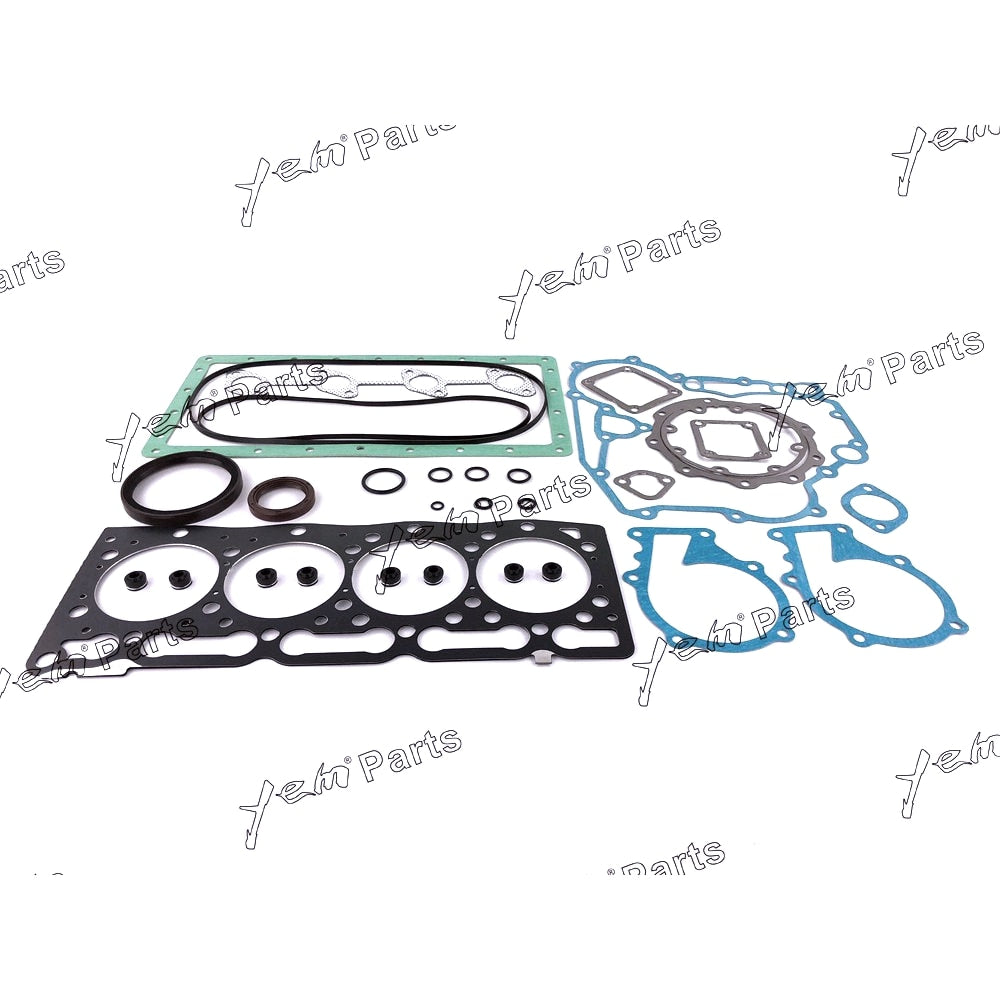 YEM Engine Parts V1505 Engine full Gasket kit For Kubota Tractor 16285-99352 with Head Gasket For Kubota