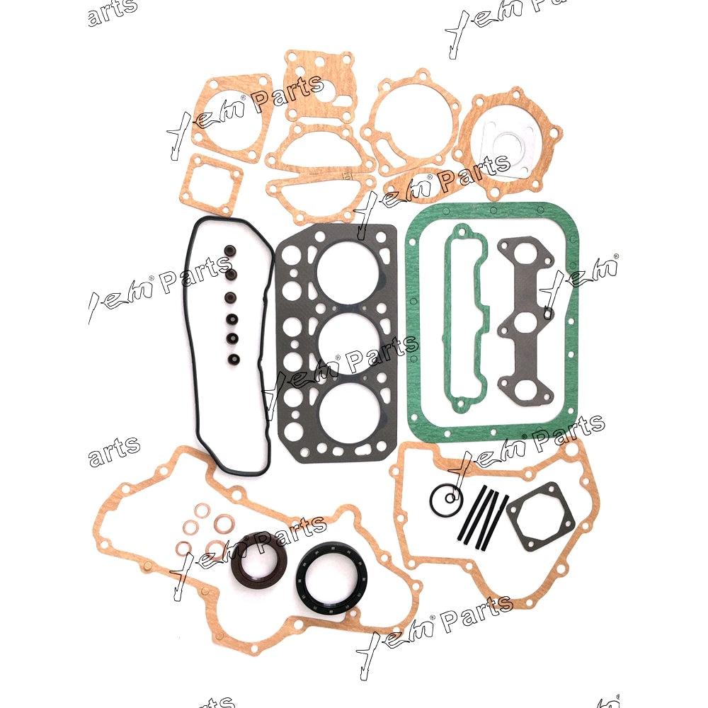 YEM Engine Parts Engine Gasket Kit+Piston Ring Set For Mitsubishi K3D TU170F TU177 Toro 72D 322D For Mitsubishi