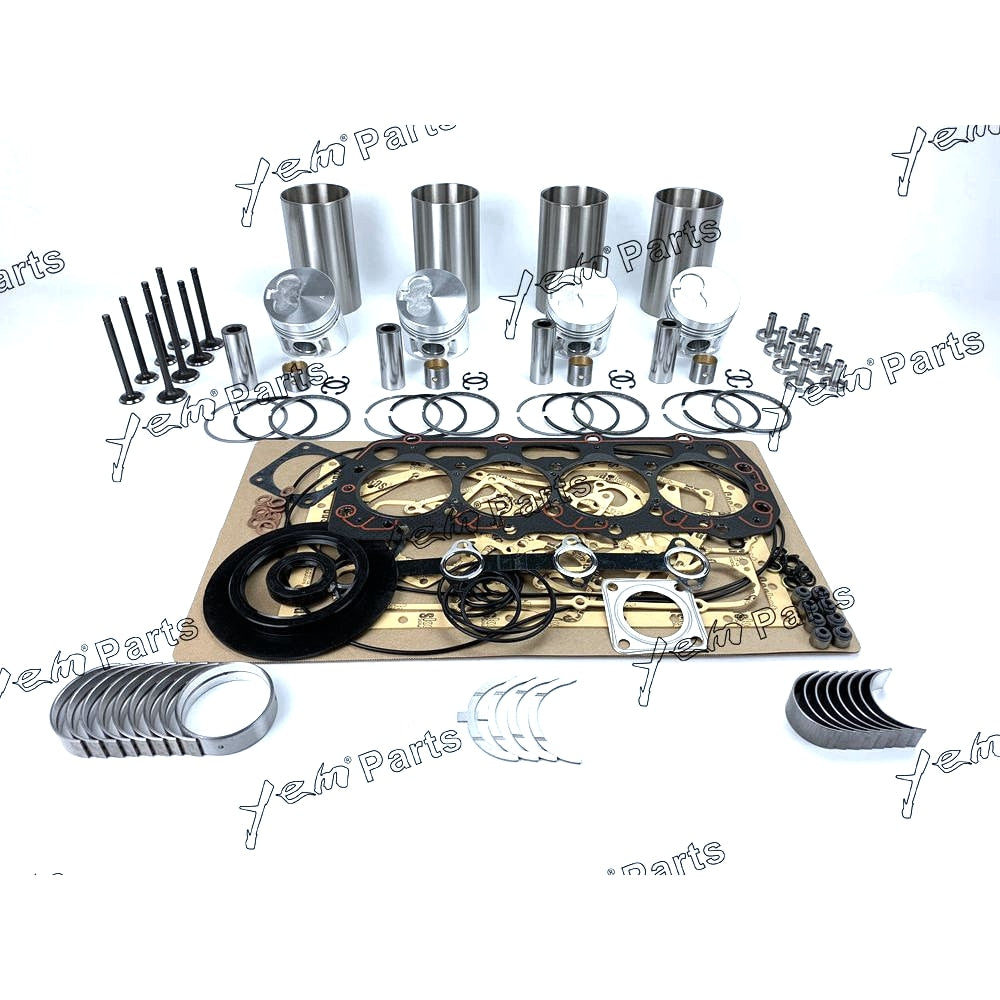 YEM Engine Parts Overhaul Rebuild Kit For Shibaura N844T Engine New Holland L170 LS170 W Valves For Shibaura