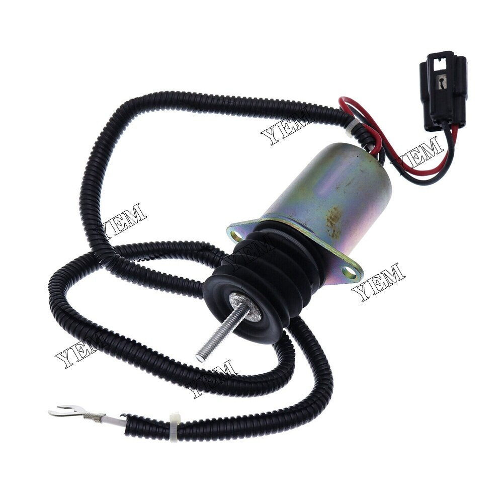 YEM Engine Parts AM124379 AM124377 Stop Solenoid Compatible With For JOHN DEERE 655 755 856 For John Deere