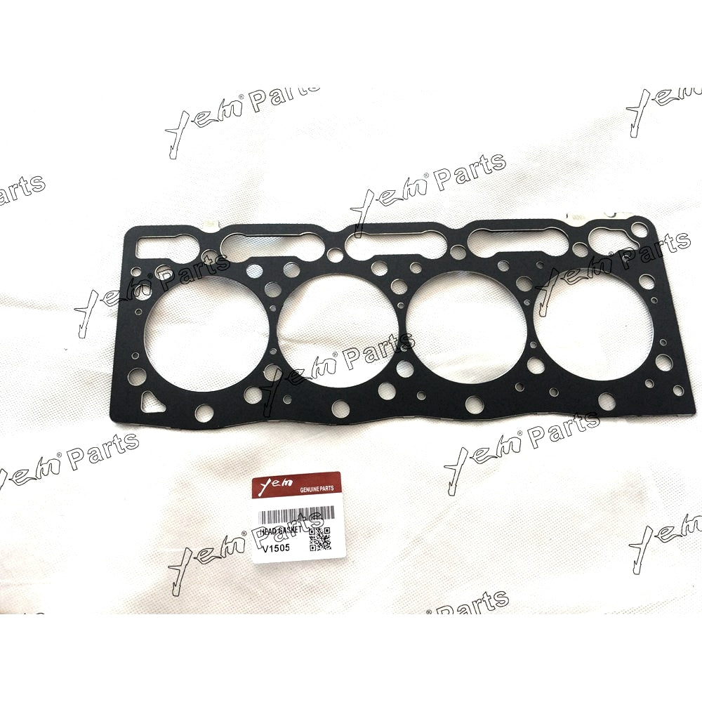 YEM Engine Parts V1505 Cylinder Head Gasket For Kubota KX71-3 KX71-3S Engine 16394-03310 For Kubota