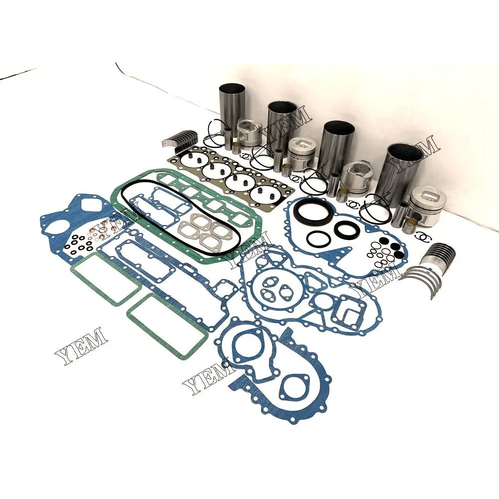 competitive price Overhaul Rebuild Kit With Gasket Kit Engine Bearing Set For Isuzu 4BE1 excavator engine part YEMPARTS