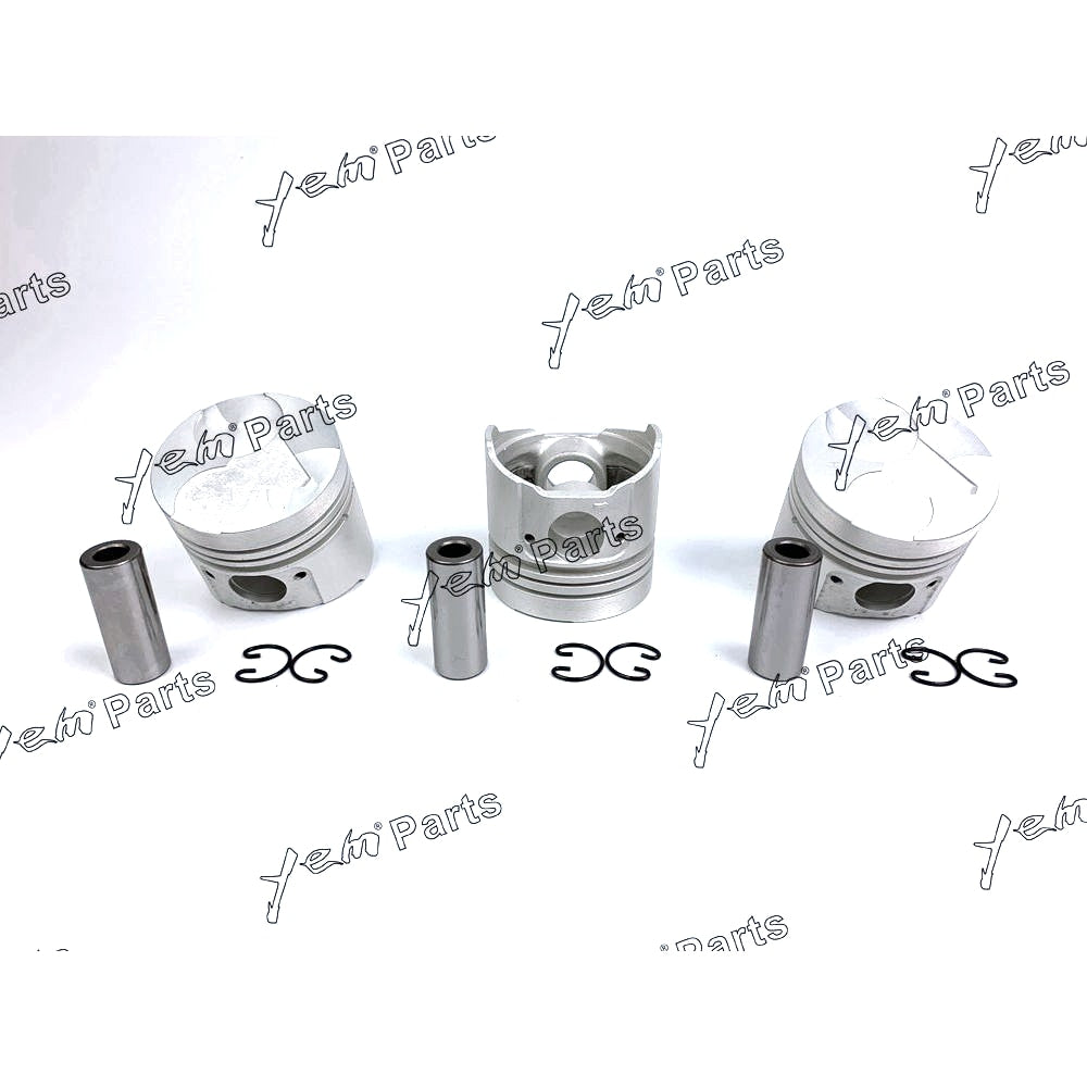 YEM Engine Parts Pistons Set For Kubota D905 STD x3 PCS Engine Parts For Kubota