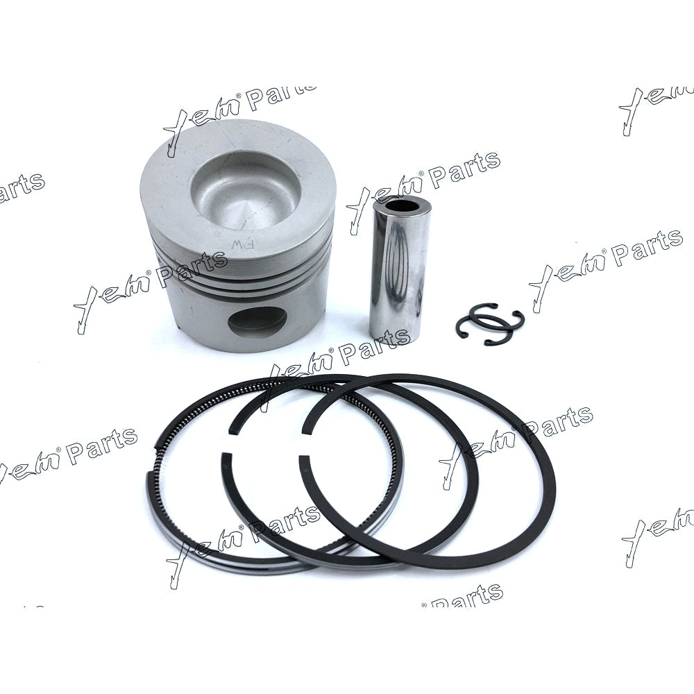 YEM Engine Parts Piston + Ring Kit Set Oversize 76.3mm(+0.50mm) For Kubota V1512 x4 PCS Engine Parts For Kubota