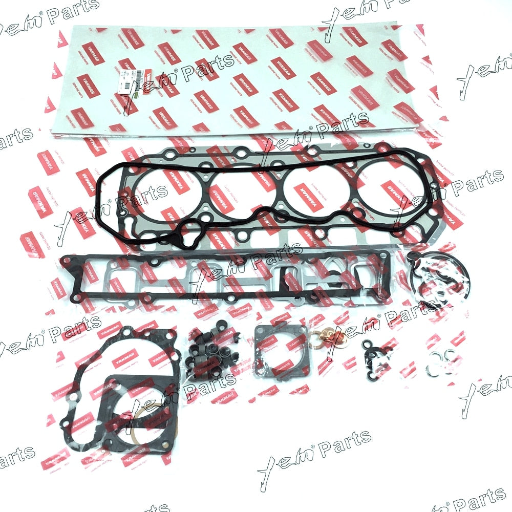 YEM Engine Parts Full Gasket & Main & Rod Bearings & Ring Set For Yanmar 4TNV94 4TNV94L Engine For Yanmar