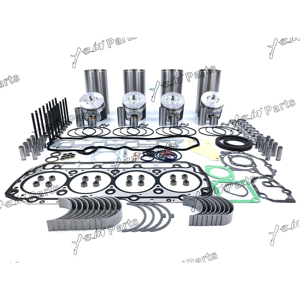 YEM Engine Parts For Komatsu WA90-3 WA90-5 WB70A-1 PC75R-2 PW75R-2 4TNV98 Overhaul Rebuild Kit For Komatsu