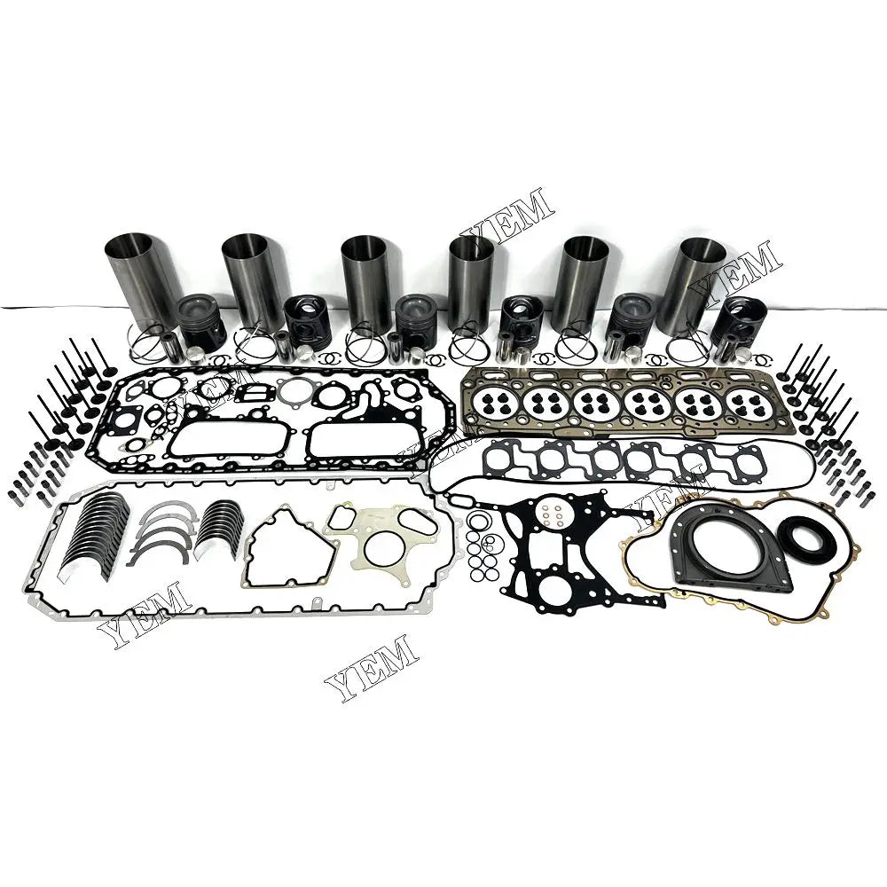 competitive price Engine Rebuild Kit With Engine Gasket Set Bearings Valve For Caterpillar C6.6-CR excavator engine part YEMPARTS