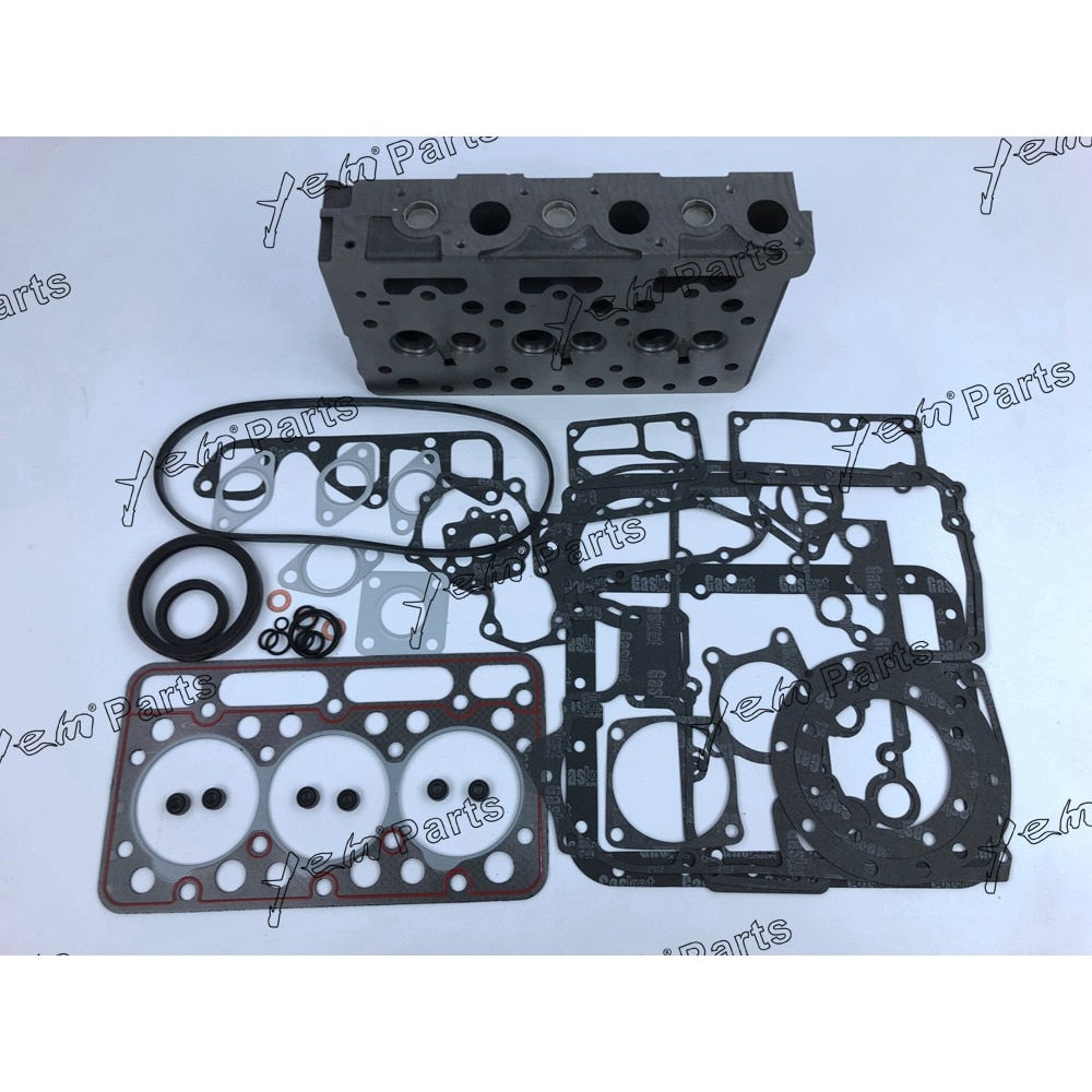 YEM Engine Parts New D1402 Complete Cylinder Head w/ Valves For Kubota L2202 L2402 KH91 KH66 For Kubota