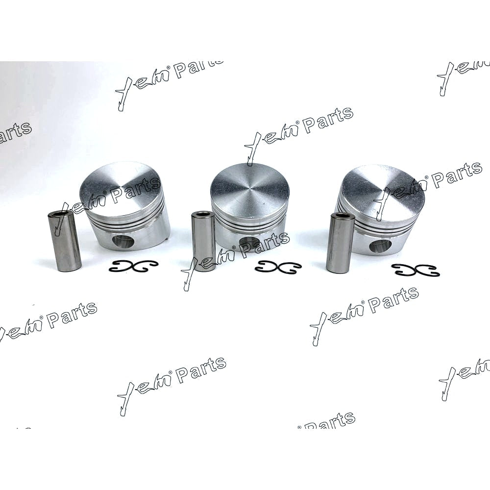 YEM Engine Parts Pistons Set STD 75mm For Kubota D950 x3 PCS (15732-21112) Engine Parts For Kubota