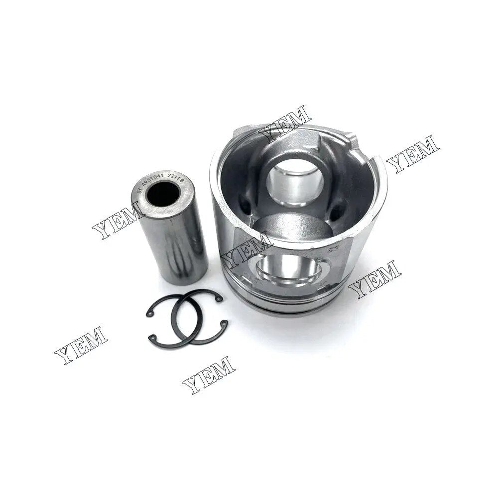 For Cummins excavator engine QSB4.5 Piston with Pin Circlip 5295571 4860 YEMPARTS