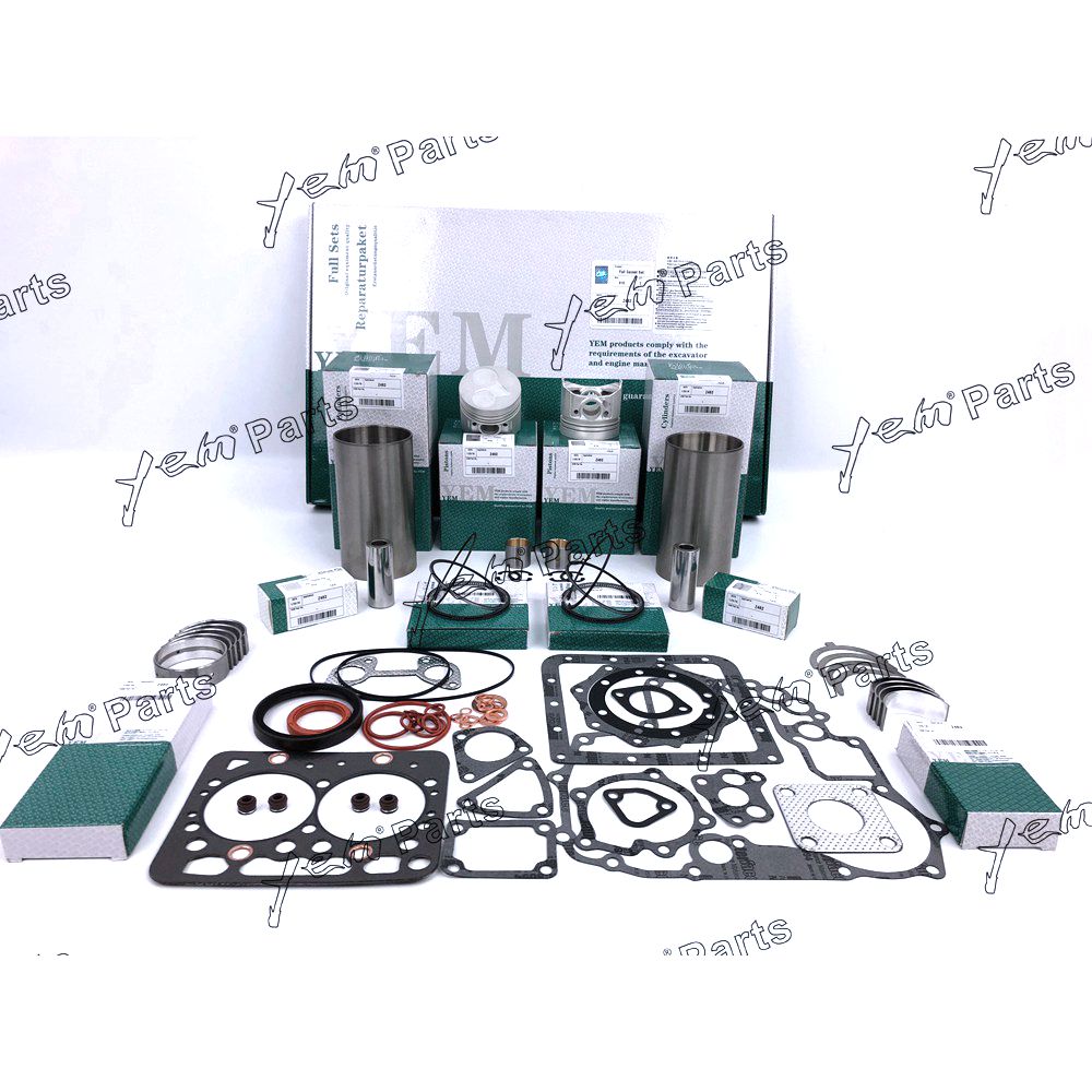 YEM Engine Parts Z482 Overhaul Rebuild Kit For Kubota Engine Tractor Piston Ring Gasket Bearing For Kubota