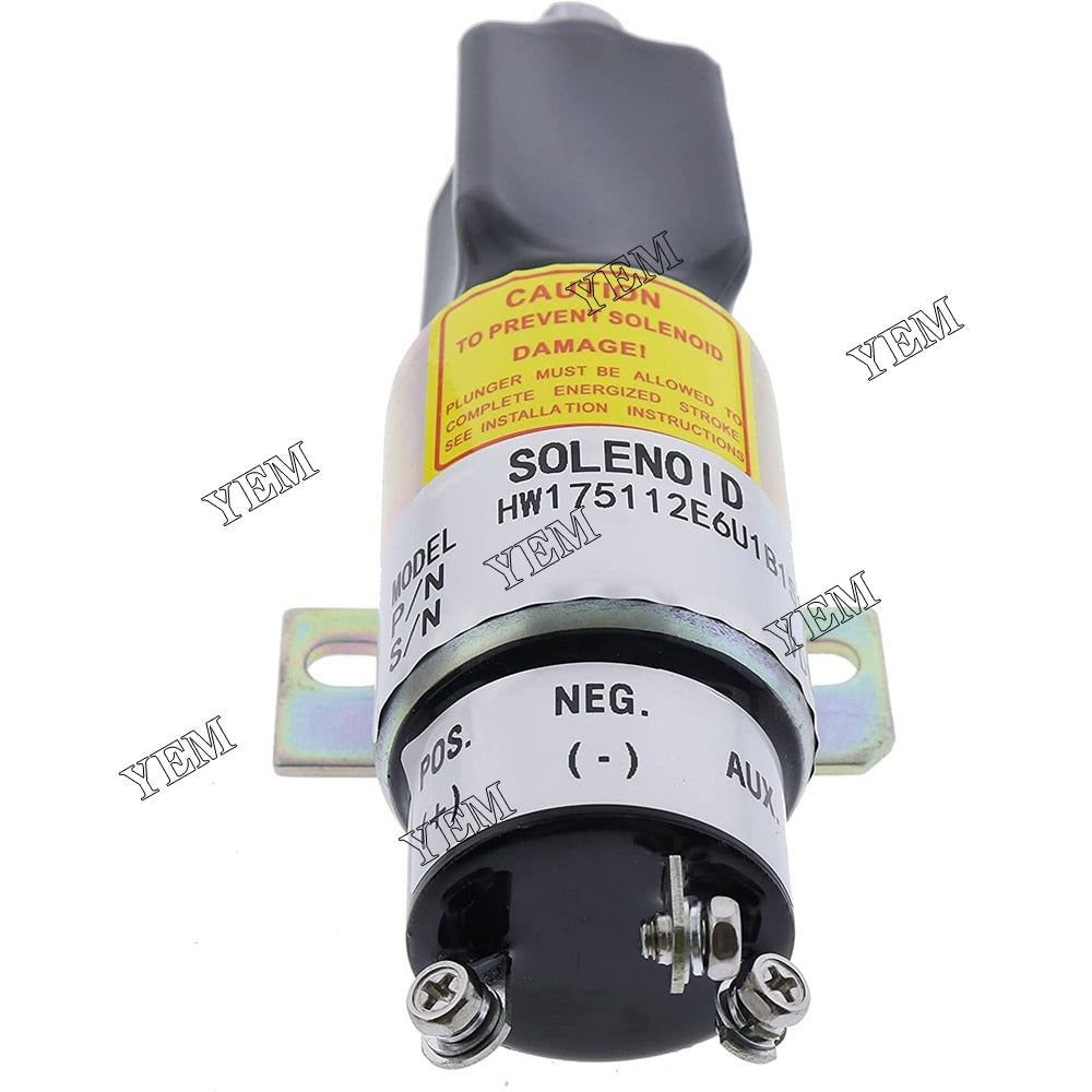 YEM Engine Parts 1700-2530 1751-12E6U1B1S1A Stop Solenoid Valve For Woodward Shutdown Engine For Other