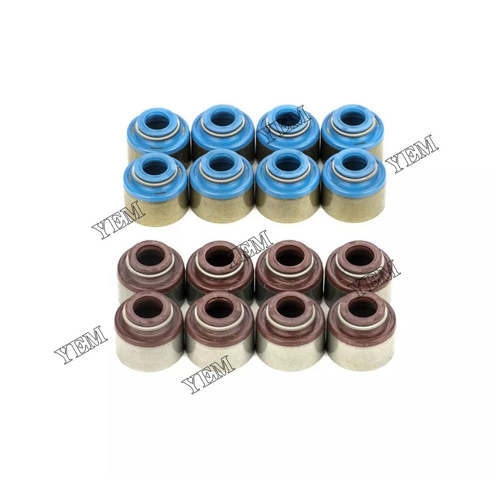 YEM Engine Parts Valve Seal 8 Pieces Fit For Yanmar 4TNE98 4TNE94 Engine For Yanmar