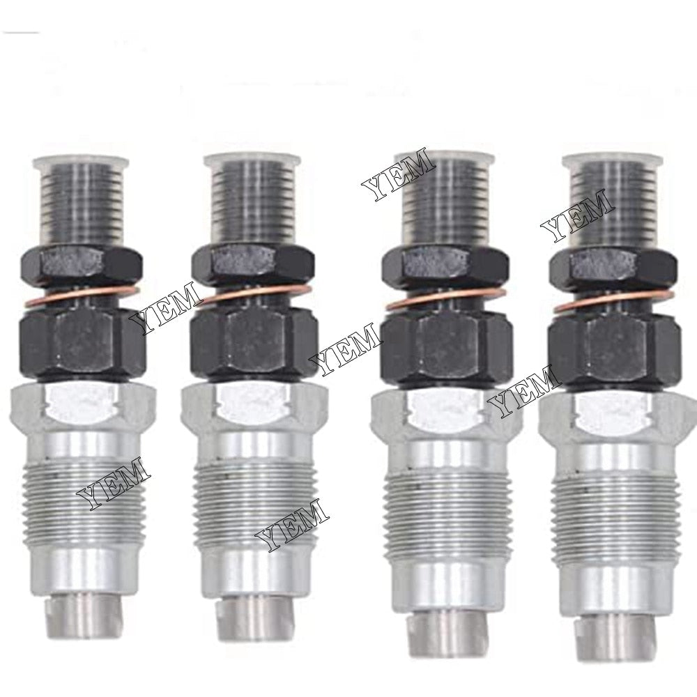 YEM Engine Parts 4 PCS Fuel Injector 1G065-53900 1G065-53902 For Kubota V1505 V1205 V1305 V1505T For Kubota