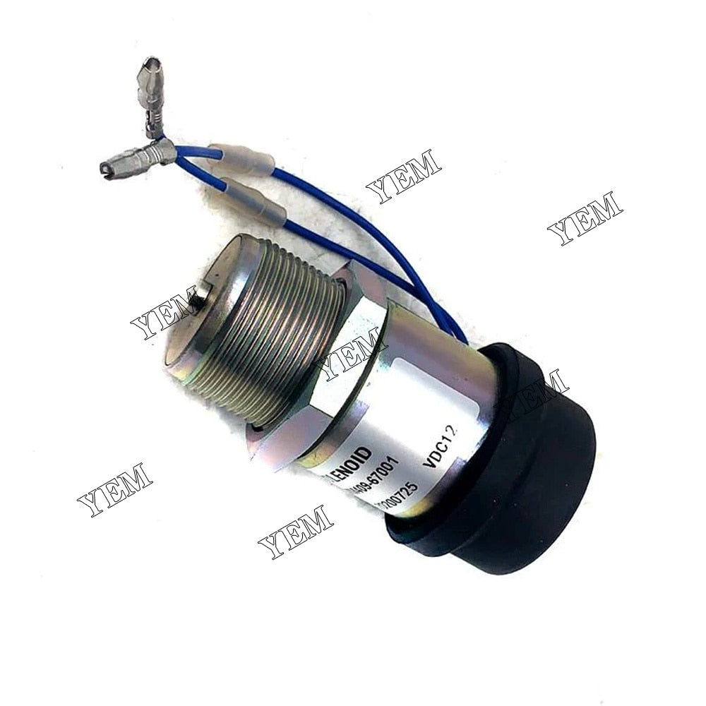 YEM Engine Parts Stop Solenoid 409-67001 For Mitsubishi S3L S3L2-E2 S4L S4L2 L2E K4E K4F K3M K4M For Mitsubishi