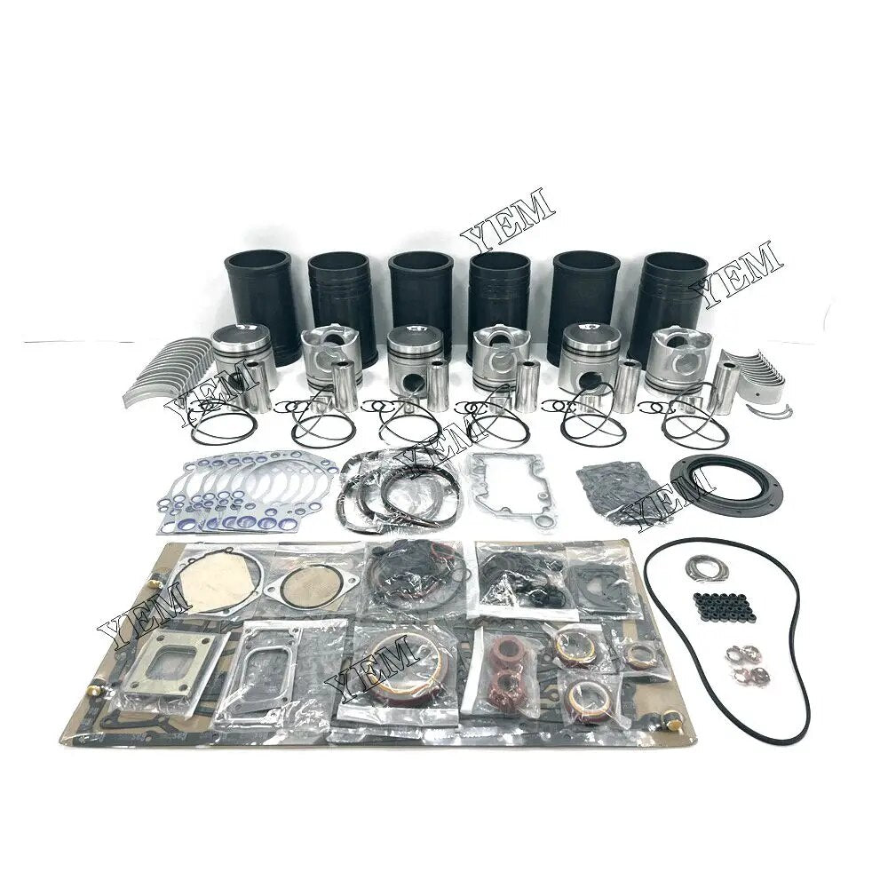 For Cummins excavator engine K19 Engine Overhaul Rebuild Kit With Gasket Set Engine Valves Main Connrod Bearing YEMPARTS