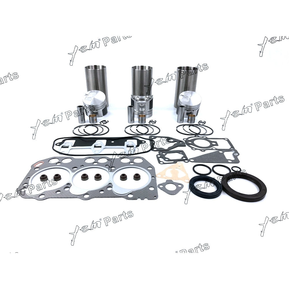 YEM Engine Parts For Yanmar 3TNA72 3TNA72L Diesel Engine Rebuild Kit For Kobelco SK15SR Excavator For Yanmar