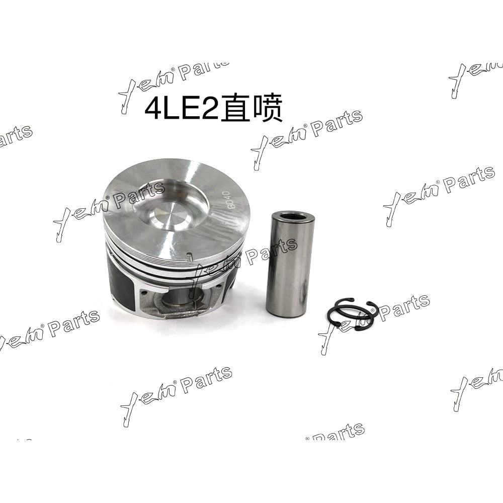 YEM Engine Parts Piston + Ring Kit Set STD For ISUZU 4LE2 x4 PCS Engine Parts For Isuzu