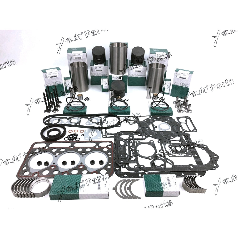 YEM Engine Parts D1102 Overhaul rebuild kit For Kubota L2050DT L235DT L2350 L235F tractor Engine For Kubota