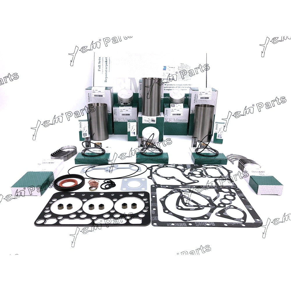 YEM Engine Parts D722 D722EBH D772B Engine Rebuild Kit For Kubota K008-3 K008 Digger& Generator For Kubota