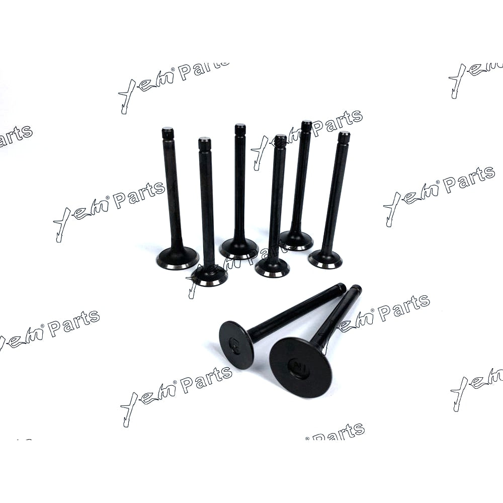 YEM Engine Parts Engine Valve Set For MITSUBISHI K4D - Intake x4 + Exhaust x4 Engine Parts For Mitsubishi